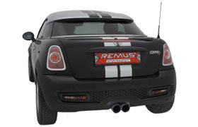 Remus uitlaat Mini coup&eacute; [R58] Einddemper