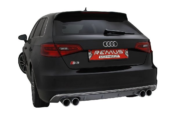 Audi S3 [8V] Hatchback einddemper L/R dubbele uitgang