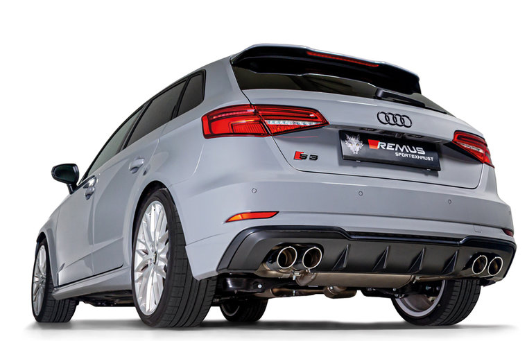 Audi S3 [8V] Quattro Sportback Facelift Einddemper L/R dubbele uitgang