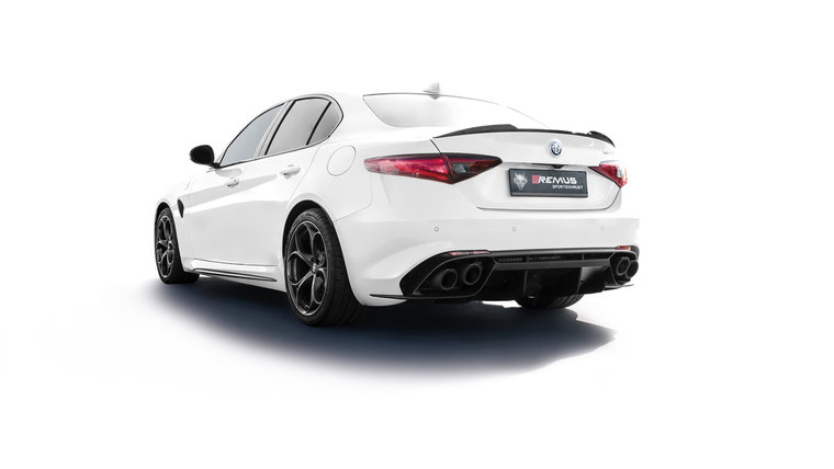 Remus sportuitlaat Alfa Romeo Giulia Quadrifoglio