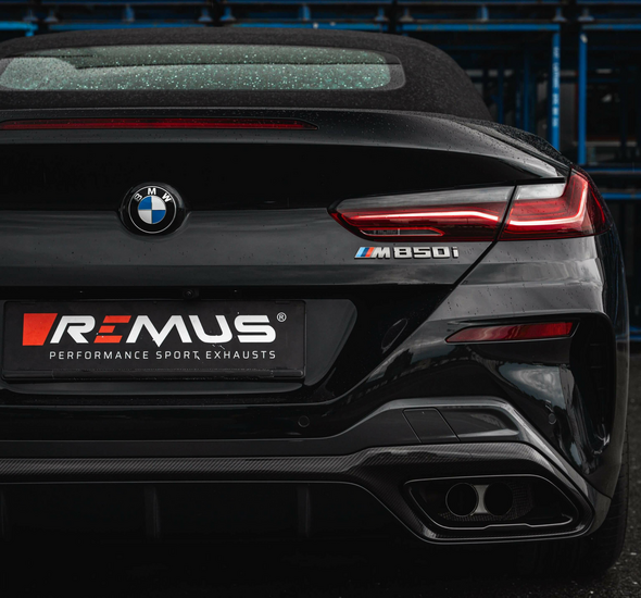 Remus uitlaat BMW M850i xDrive [G14/G15] Cabrio. Coup&eacute; GPF-Back-System