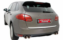 Porsche Cayenne [958] Remus einddemper met L/R dubbele eindstyling