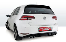 VW Golf 7 GTi Remus einddemper L/R dubbele uitgang