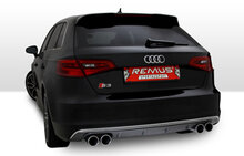 Audi S3 [8V] Quattro Sportback Facelift Remus einddemper L/R dubbele uitgang