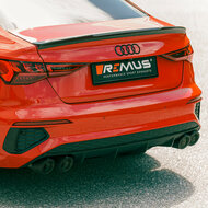 Remus Racing uitlaat Audi S3 [8Y] Sedan Einddemper