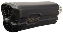 REMUS 8 2.0 RACING Slip On Sport Exhaust incl. Carbon heat protecting shield, stainless steel black coated, NO (EC-) approval