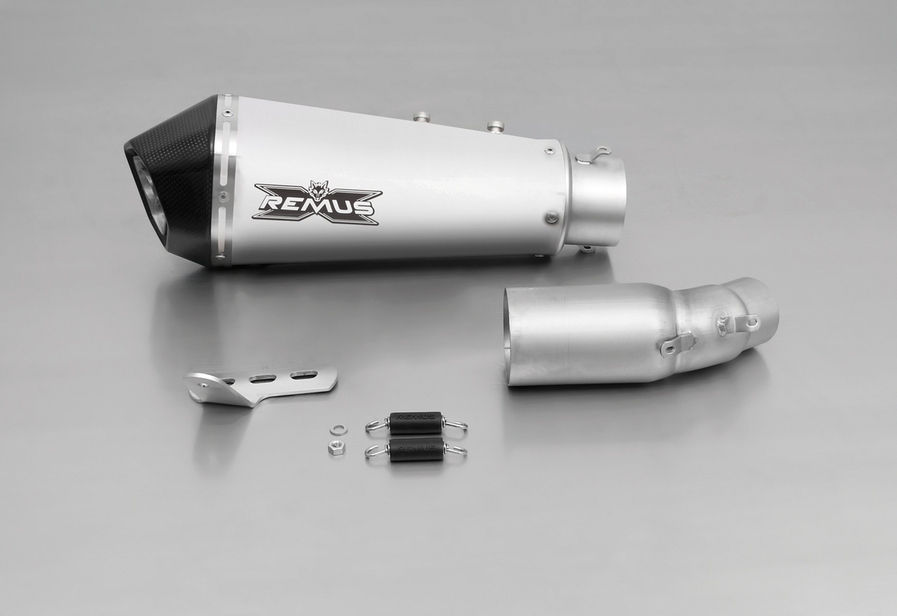 REMUS HYPERCONE, slip on (muffler with connecting tube), titanium, RACE (no EEC)